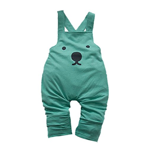 PanDaDa Baby Boys Overalls Bib Pants Harem Pants Cartoon Casual Rompers Trousers