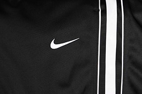 Nike Men's Practice Overtime Basketball Pants-Black/White-Medium