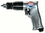 MSI-PRO SM705 3/8-Inch Reversible Pneumatic Drill with Keyed Jacobs Chuck