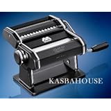 Atlas Pasta Machine - Designer Deluxe - Black Made in Italy by Atlas