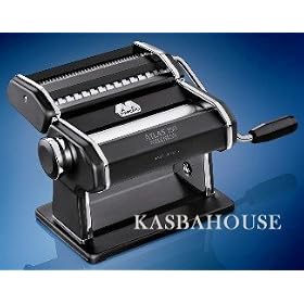 Pasta Machine - Designer Deluxe Atlas Wellness Pasta Machine - Black by Atlas
