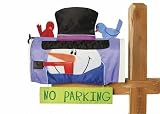 Snowman Applique Mailbox Cover Outoor Decor