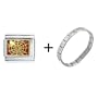 Red Spider Web Italian Charm