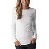 Mossimo Supply Co. Juniors Long Sleeve Tee - Fresh White M