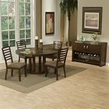 Alpine Furniture 469-4Side-1DiningTable Room Dining Set, Medium
