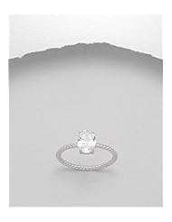 CZ Ring In Sterling Silver
