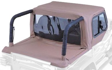 Rampage Jeep 993017 Denim Spice Cab Top with Front Passenger Enclosure and Tonneau Cover