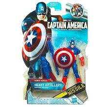  Captain America Movie 4 Inch Series 1 Action Figure Heavy Artillery Captain America