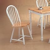 IMAGE OF Vista Arrow Natural/White Dining Chair (Set of 4)