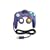 Contrôleur Violet/bleu avec Vibration White pour Gamecube / Wii Dolphix