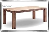 180x100 cm DESIGN ESSZIMMERTISCH "SMOKED" AKAZIE MASSIV HANDARBEIT UNIKAT MEISTERST�CK - ESSTISCH TISCH STONE - TRAUMPREIS! OPTIONAL + BANK + ANSTECKPLATTEN + ST�HLE !