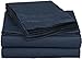 Clara Clark Bed Sheets, Premier 1800 Series 4 Piece Bed Sheet Set, Deep Pocket, Wrinkle, Fade, Stain Resistant, Luxury Soft Bedding Sheets & Pillowcases, California King, Navy Blue