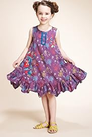 Autograph Pure Cotton Floral Flared Hem Dress