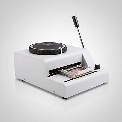 ProBests Embossing Embosser 72 Character Machine Adjustable Code PVC VIP Credit Card Making Durable Product