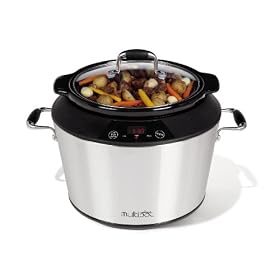 Toastess MSC-569 Multipot Stainless-Steel 5-Quart Digital Slow Cooker by Toastess