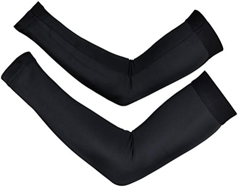 Cheji Compression Arm Warmers Outdoor Sports Size S US Black