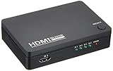 OHM 4ポート HDMIセレクター 黒 AV-R0310
