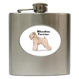 Wheaten Terrier Hip Flask (6 oz)