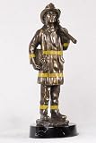 Firefighter statue gift for Christmas or Birthday