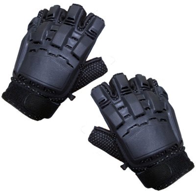 RAM Sup Grip Shooting Gloves, Medium, Exposed Fingertips