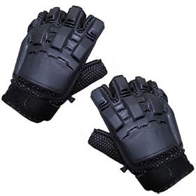 RAM Sup Grip Shooting Gloves, Medium, Exposed Fingertips by 