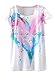 KaiTingu Women's Short Sleeve Heart Love Graphic Print Vintage T Shirt