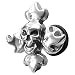 The Stainless Steel Jewellery Shop - Stainless Steel Skull Body Jewellery - Includes FREE Velvet Jewellery Gift Pouch