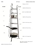 Enclume CWS6 6-Tier Cookware Stand, Hammered Steel (assembled)