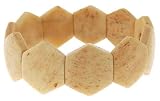 White Bone 6 Sided Bracelet