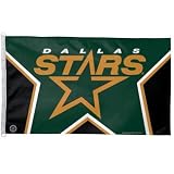 3 x 5 Feet Dallas Stars Nylon - outdoor NHL Flag Made in US.