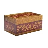 Kichler Lighting 78029 Chalmette Decorative Box, Hand-Painted Aged Red Finish with Antique Gold Highlights