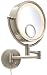 Jerdon HL8515N First Class Elite 7X Halo Lighted Wall Mount Mirror, 7X-1X Magnificati...