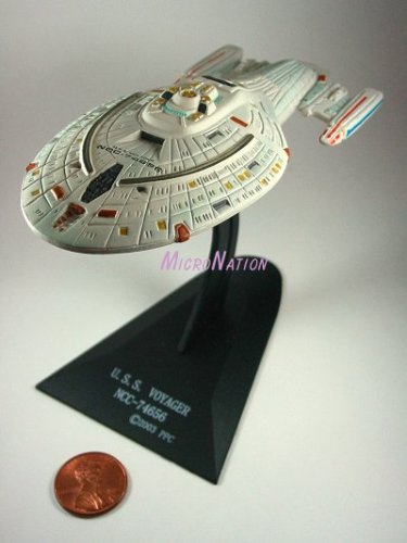 Childrens Toyshop  Toys : U.S.S. Voyager NCC-74656 Furuta Star Trek Federation Ships & Alien Ships Collection 2 Miniature Display Model