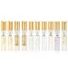 Amouage Women's and Men's Combination Fragrance Sampler Collection 10 Piece Set (Dark Gray Box)