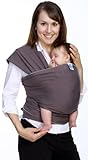 Moby Wrap Original 100% Cotton Baby Carrier, Slate