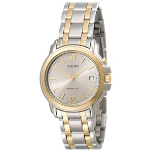 Seiko Men's Kinetic Two-Tone Watch #SKH640