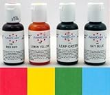 AmeriColor Beginner Soft Gel Paste Food Color 4 Pack Kit