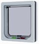 Lockable Cat Flap Door Gray 4-Way Lock #309 G
