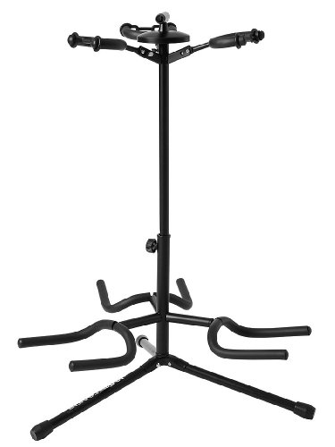Jamstands by Ultimate JS-TG103 Qualitäts Gitarrenständer 3-fach, schwarz