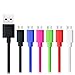 OKRAY 6 Pack 6.6ft High Speed Durable PVC Micro USB 2.0 A Male to Micro B Sync and Charging Cables Charger for Android, Samsung Galaxy, HTC, LG, NOKIA Lumia, Blackberry, Google Nexus, Sony (6 Pack)