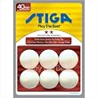 Stiga T0625 2-Star Table Tennis Balls, 6-Pack (Orange) Stiga T0625 2-Star Table Tennis Balls, 6-Pack (Orange)