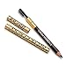 Familybuy Double-end Waterproof Eyebrow Pencil Automatic Pro Makeup Eyebrows Set With Eye Brow Comb Brush- Brown