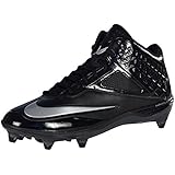 Men's Nike Code Pro 3/4 Detachable WIDE Football Cleat Black/Silver