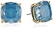 kate spade new york Enamel Small Square Turquoise Stud Earrings