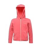 Regatta Girl's Chad Outdoor Adventure Walking Fleece Hoodie 32" Tulip Pink