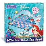 Disney The Little Mermaid Checkers and Tic-Tac-Toe
