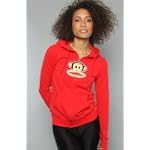 SAVE $13.05 - Paul Frank The Julius Hoody in Chinese Red hood ,Sweatshirts for Women $24.95
