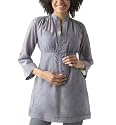 Promod Geraffte Chambray-Hemdbluse