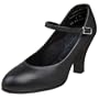 Capezio Women's Theatrical Footlight Character Shoe,Black,8.5 M US