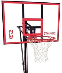 Spalding 72351 Portable Basketball System with 44-Inch Polycarbonate Backboard